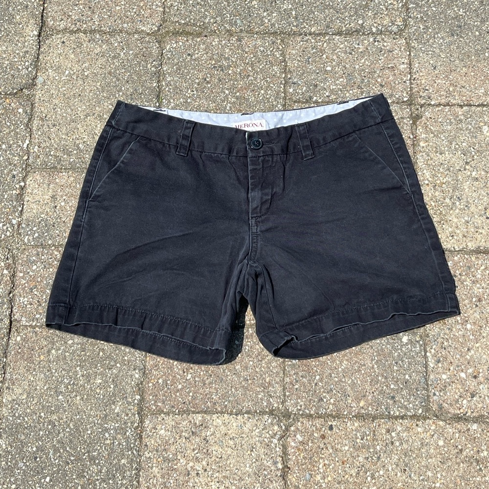 Merona Chino Shirts Black Sz 2 POCKETS